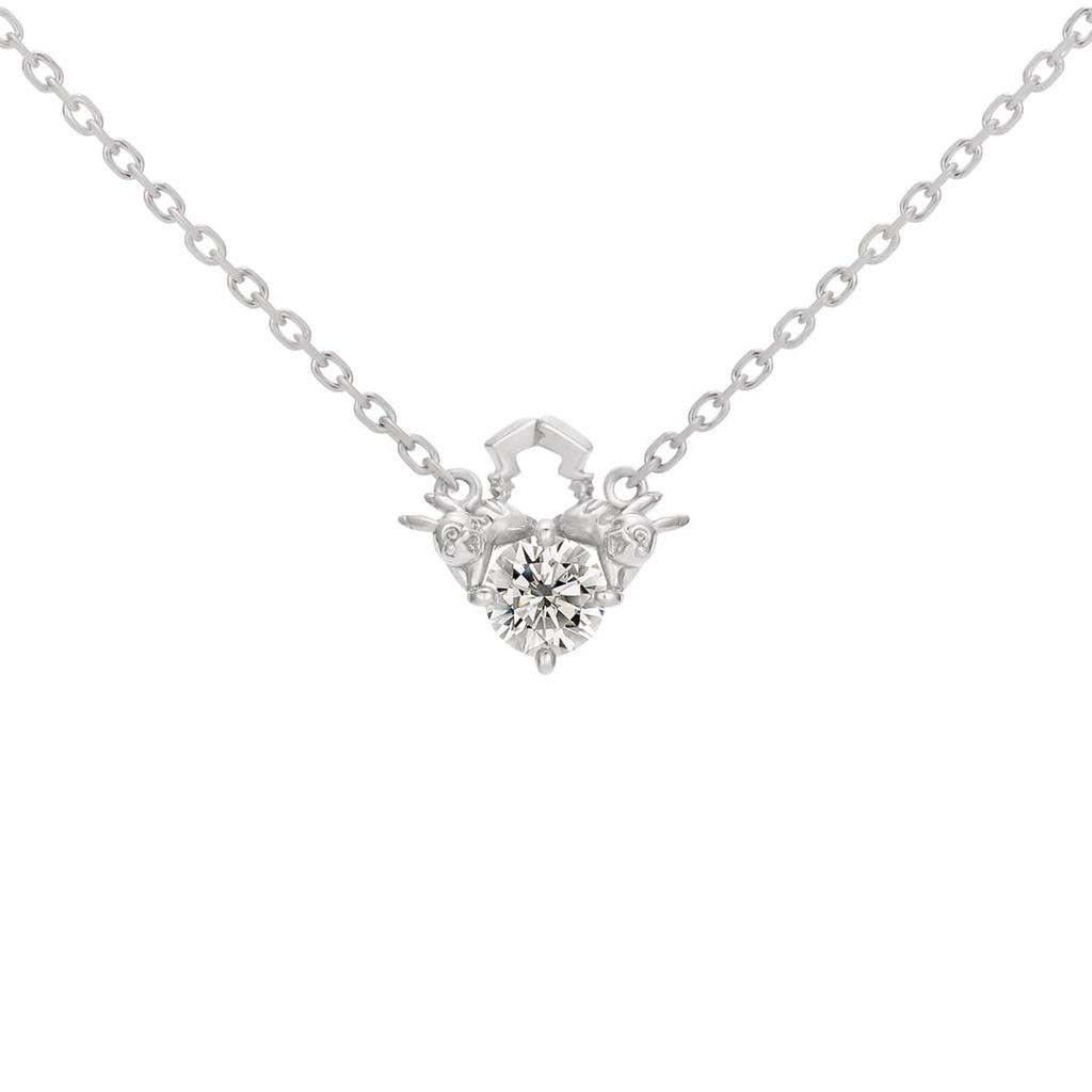 U-Treasure Official Pokémon Solitaire Necklace, Silver, Gift for Men and Women
