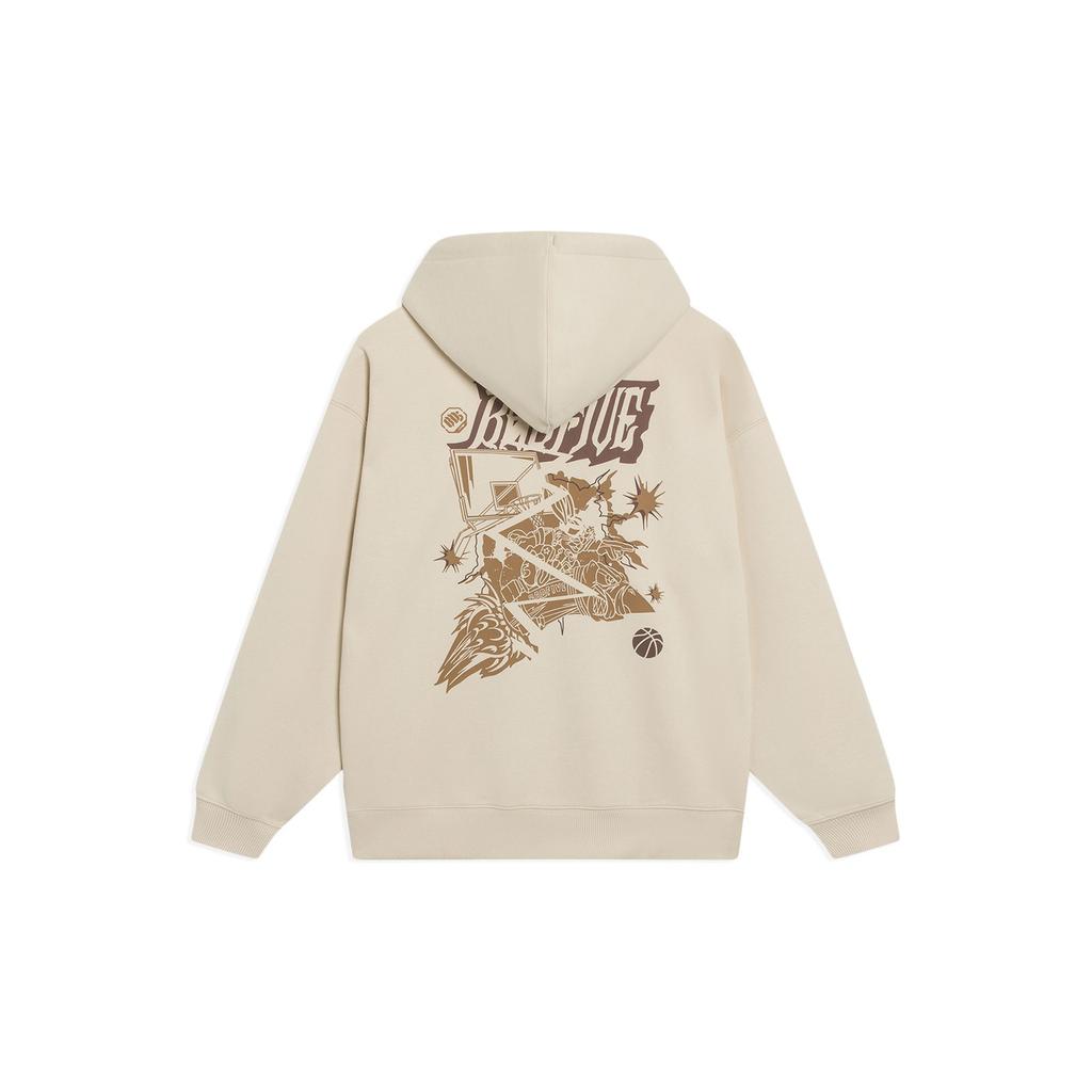 Li Ning Sweatshirt Unisex Light Milk Umber AWDT089-1