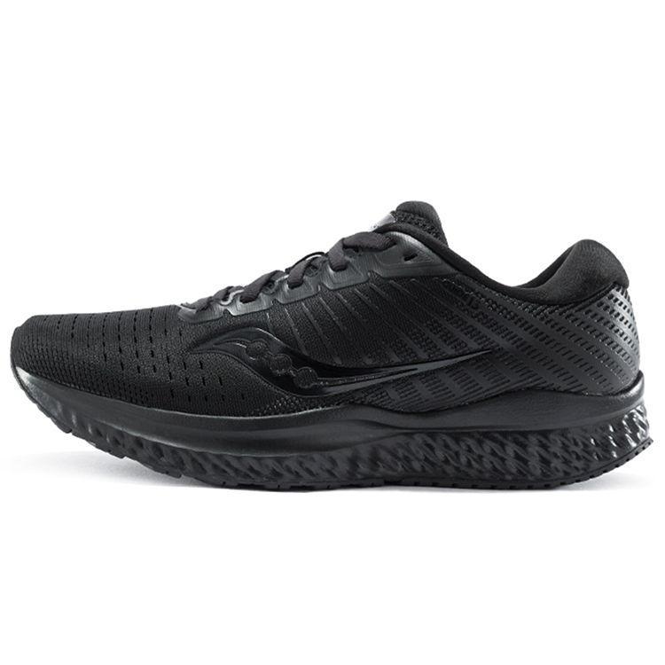 

SAUCONY Guide 13 Стабилизация Сетчатая Амортизация Нескользящая Прочная Поддержка Низкий Верх Тренировочные Кроссовки для Бега Женские кроссовки Черный S10548-60 36