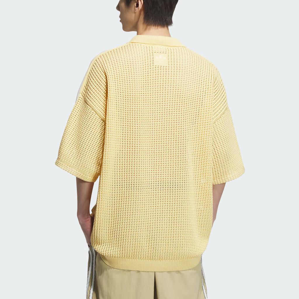 Adidas Originals SS25 Casual Loose Fit Short Sleeve Polo Shirt Men Tops KE5814