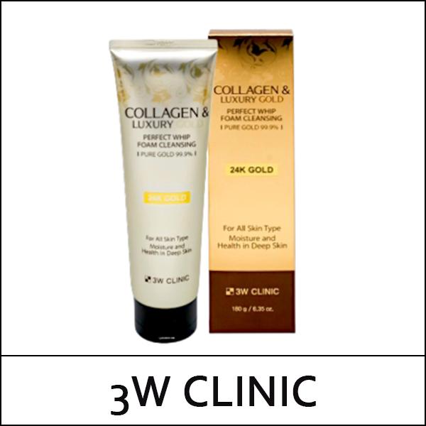3w Clinic (b) Collagen & Luxury Gold Perfect Whip Foam Cleansing 180g