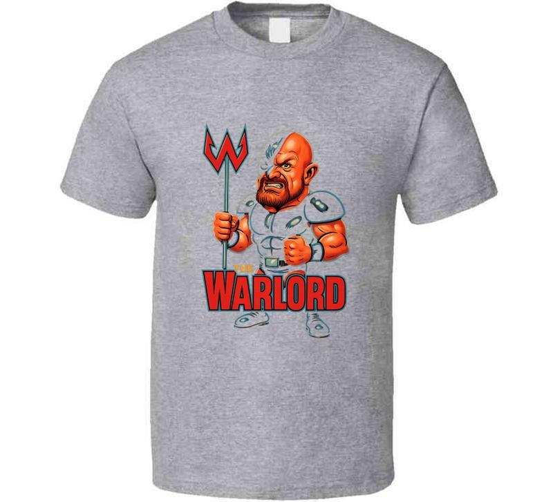 Warlord Retro Wrestling Caricature Unisex T-Shirt S