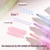 Gradient High Capacity Macaron Color Glue Pen for Students' Notes and Marking