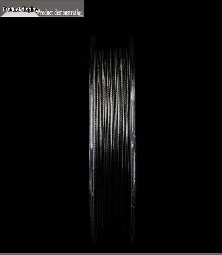 Ultra-Fine Rubber-Coated Steel Fishing Line, Anti-Bite 304 Stainless Steel, for Sea Fishing and Beading, First Gold Small