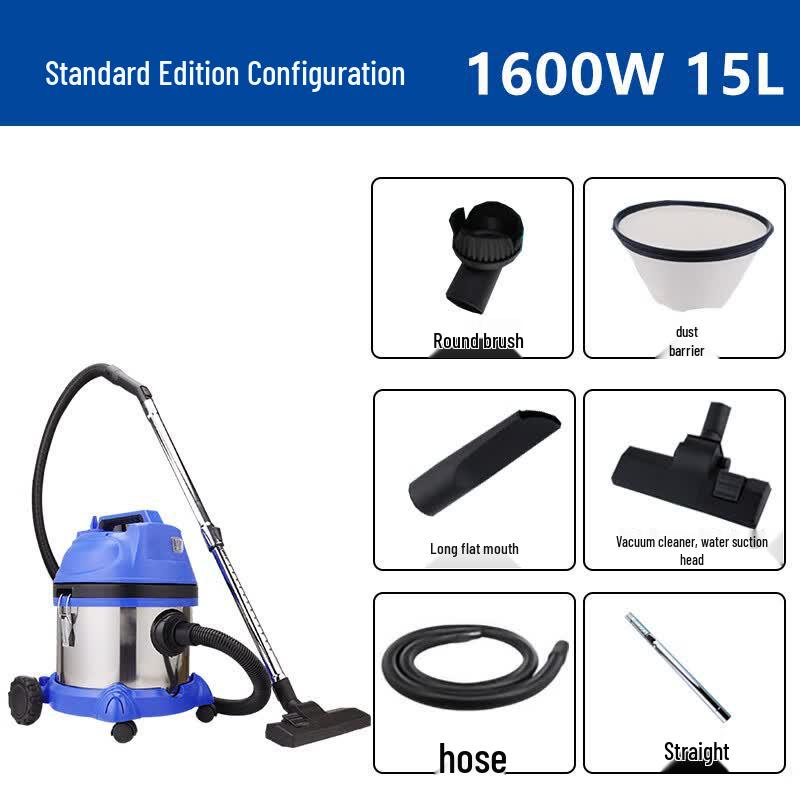 Naitong 1600W Commercial Industrial Wet/Dry Vacuum Cleaner