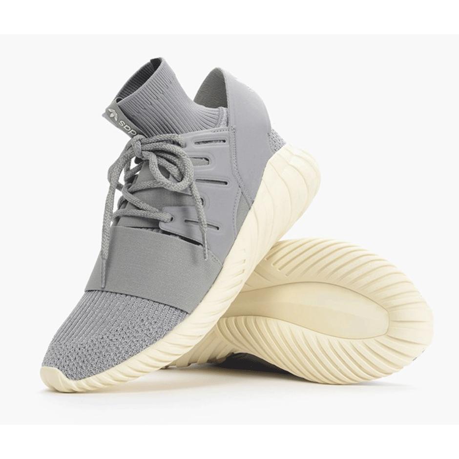 Adidas Tubular Doom Primeknit 'Medium Solid Grey' (Unisex) Medium Grey / Heather Solid Grey / Core White Casual Shoes S74920