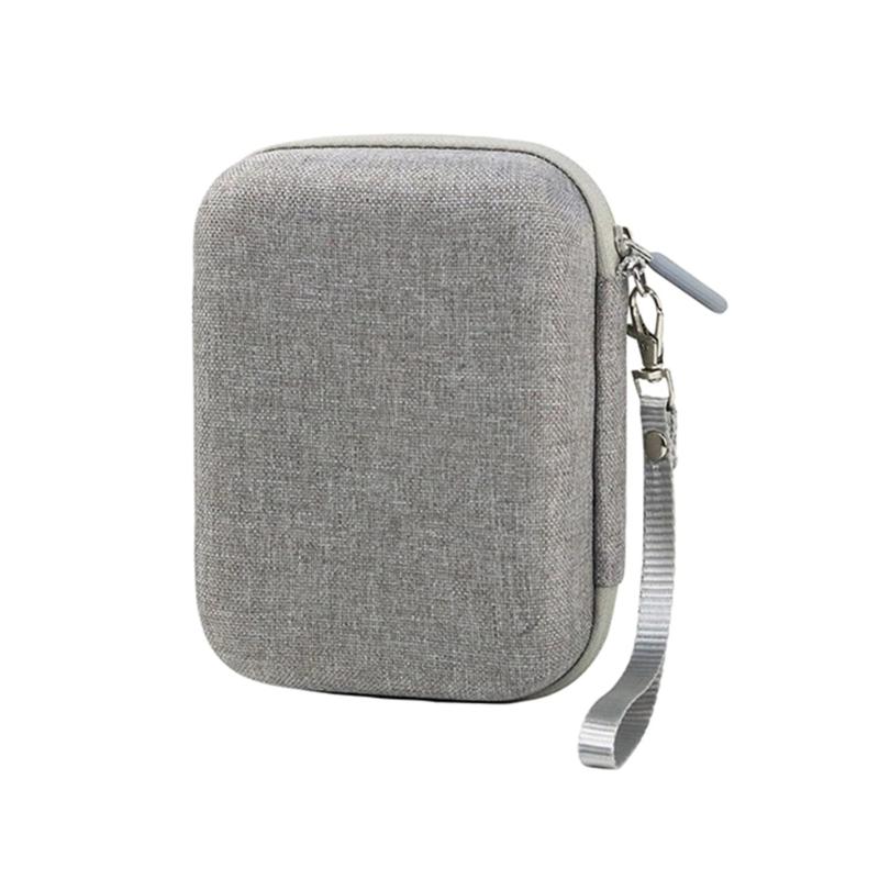 Shockproof Hard Case Outdoor Traveling Case Storage Bag Carrying Box for Mini EVO Mini Link Camera Case with Handle серый