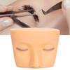Lash Mannequin Head Elastic   3 Layer Lashes Eyelash Mannequin Head Practice for Beginner