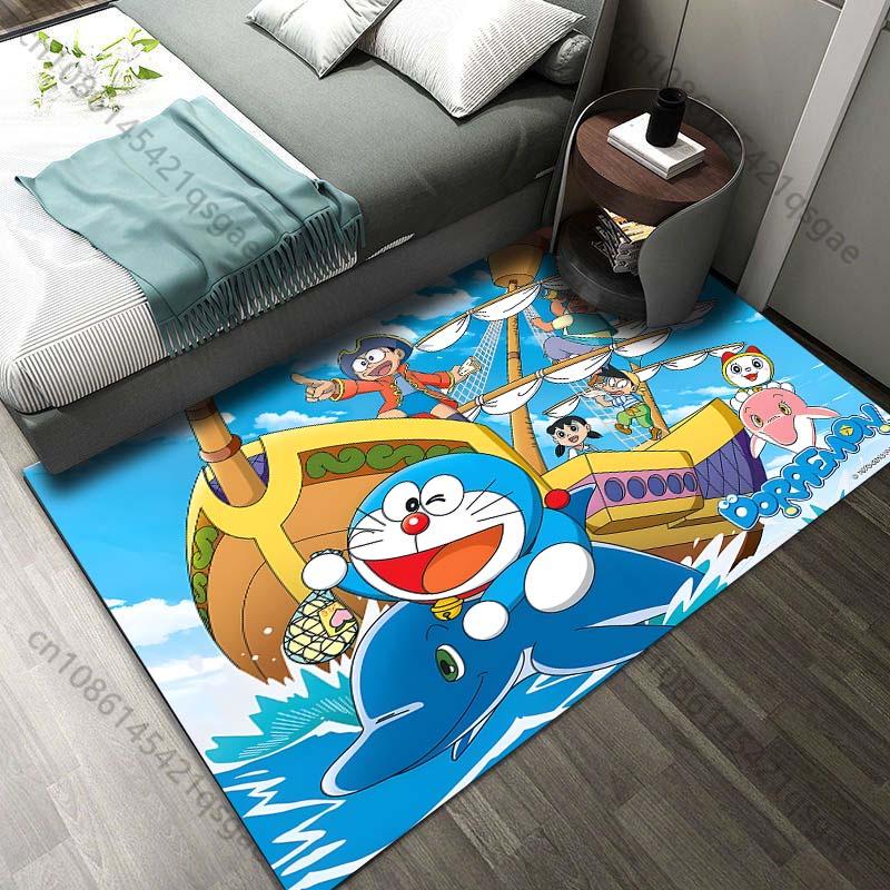 Japan D-Doraemon with Friends Print Carpet for Living Room Bedroom Kid's Room Home Decor Non-slip Mat Area Rug Luxury Gift