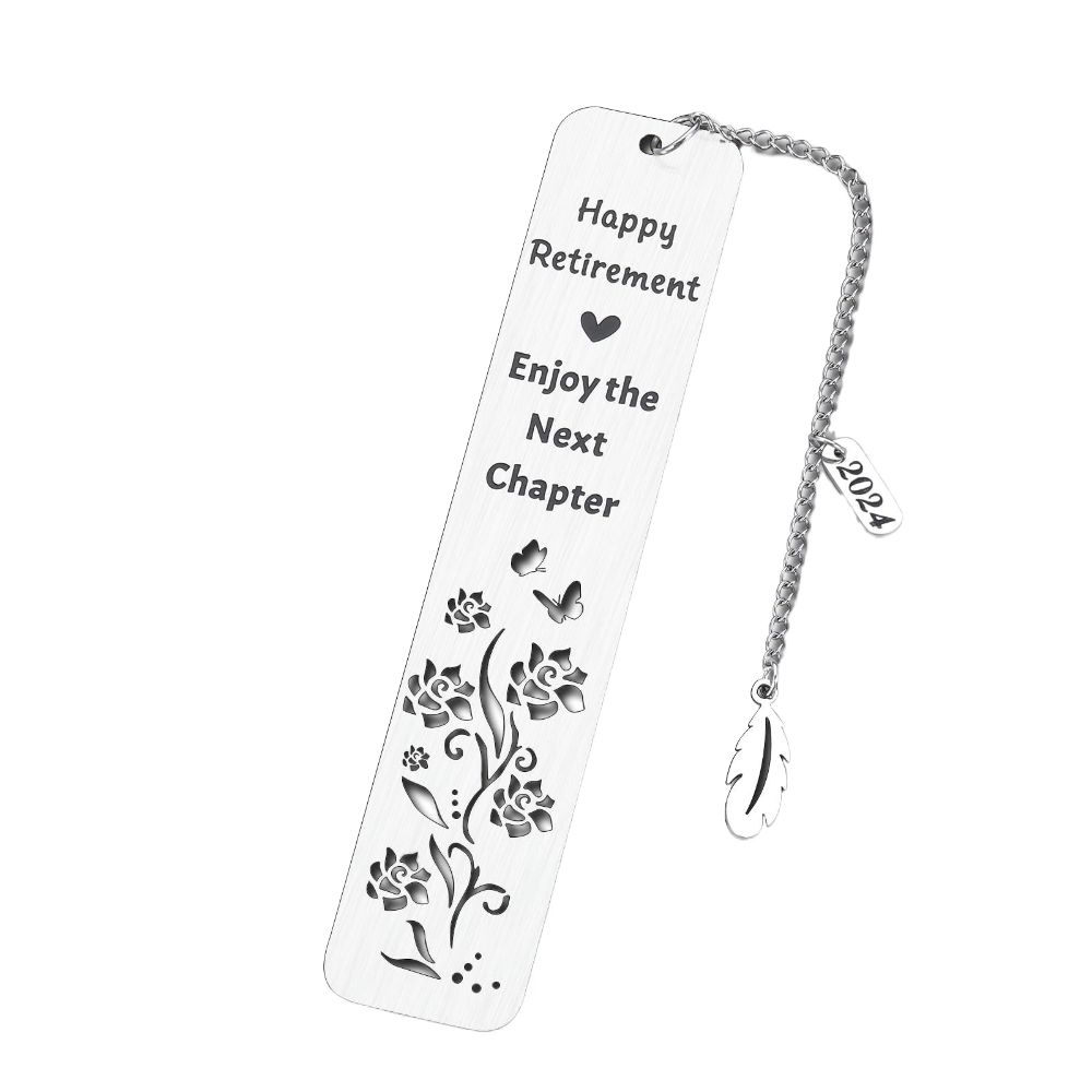 

DIY Art Craft Engraved Bookmark Hanger School Stationery Book Clip Employee Gratitude Gift Office Supplies Retirement Bookmarks