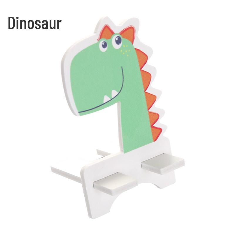 Creative Cartoon Lazy Person Phone & Tablet Stand - Portable Wooden Desktop Holder