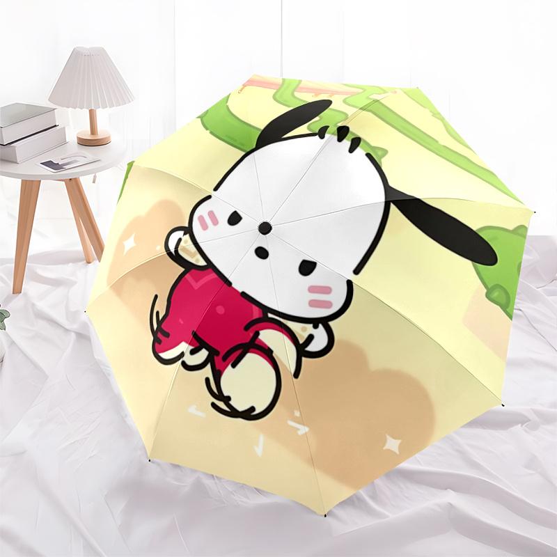 

1pc Sanrio Characters Automatic Opening/Closing Umbrella with Foldable Design, Iron Frame, Outdoor Use, Festival Gift for Fans, Travelers, Daily Use,