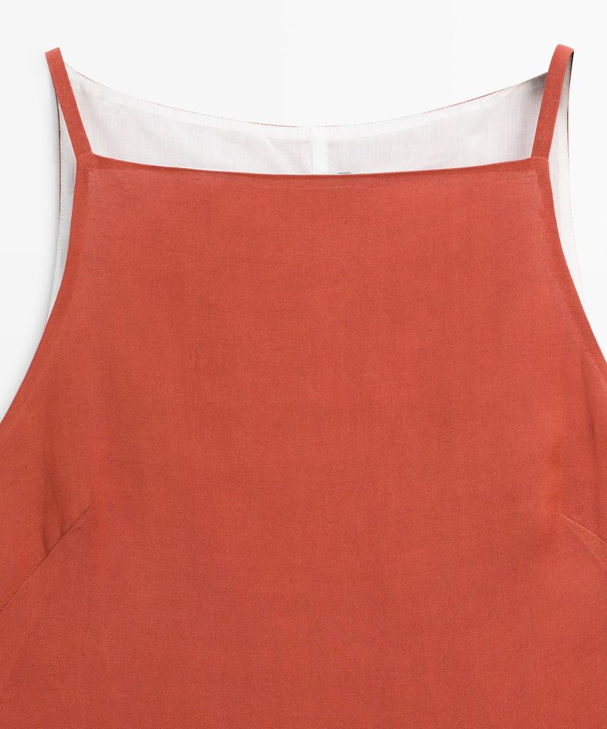 Masimodutti Strap Mini Dress