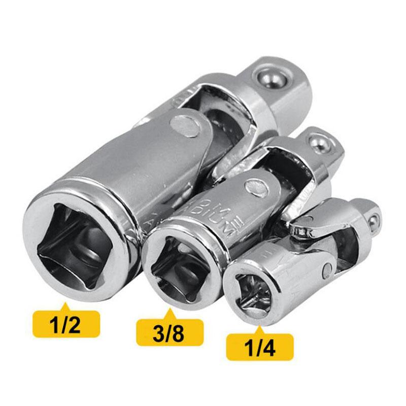 Chromium vanadium steel universal joint torque socket wrench electric auto repair tool accessory set