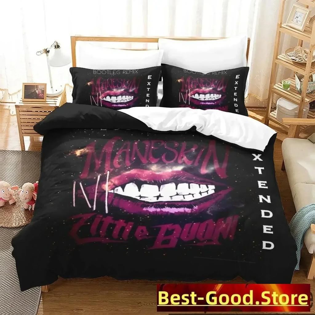 3D Print Maneskin Bedding Set Boys Girls Twin Queen King Size Duvet Cover Pillowcase Bed boys Adult Home Textileextile