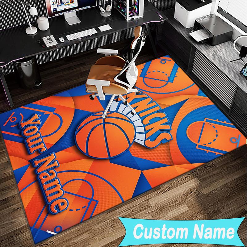 Custom Name Rug Knicks Logo Area Rug Suitable for Indoor And Outdoor,Carpets for Homes, Offices,Living Rooms,Home Decor,Christmas Gift