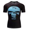 Costume Superhero Tshirt Short Sleeve Slim Fit Shirt Athletic Cycling Jersey