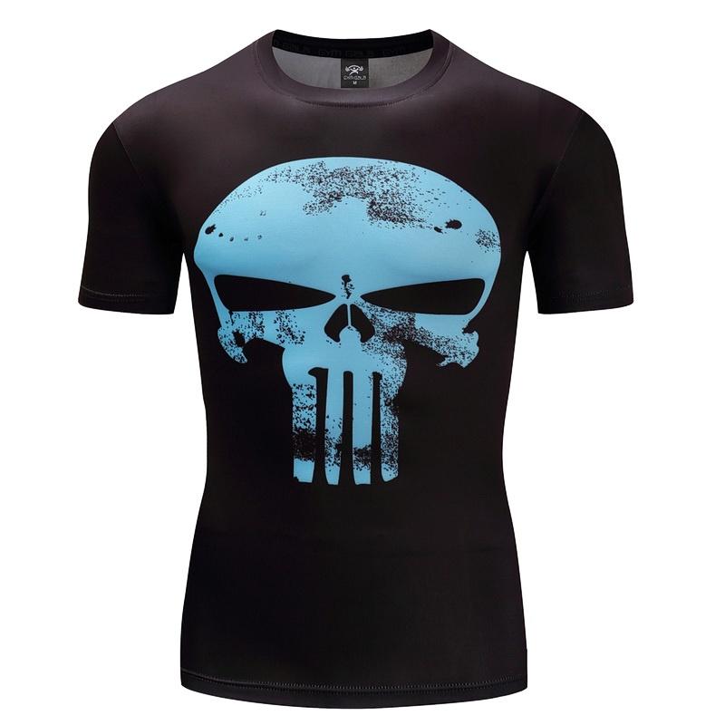 Costume Superhero Tshirt Short Sleeve Slim Fit Shirt Athletic Cycling Jersey