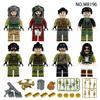 12pcs City Series Police and Gangster Battle Minifigus Building Blocks