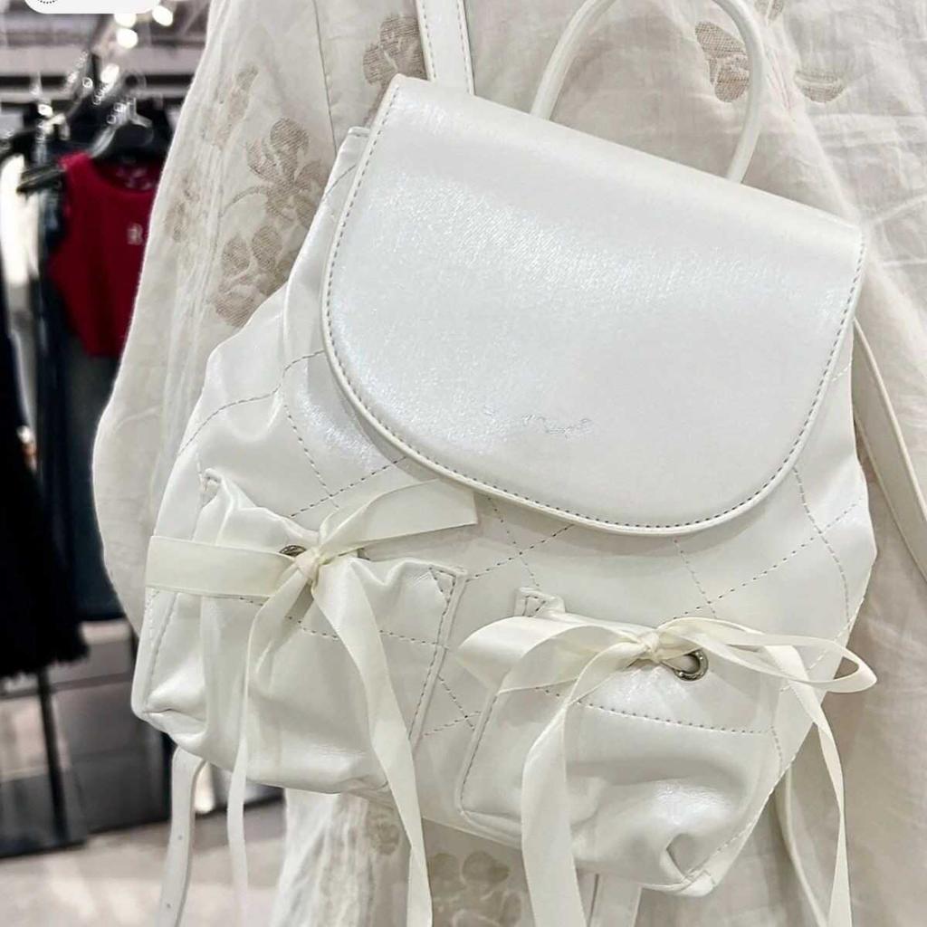 Backpack Summer Fashion Trendy Ballet Sport Girl Cute Sweet Bow Pocket Backpack Women