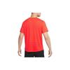 Nike Logo Printed Striped Quick-Dry Running T-Shirt for Men Orange