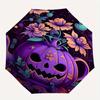 1pc Purple Pumpkin Halloween Elements Automatic Opening and Closing Folding - A Good Choice for Gifts, Fashionable and Convenient Umbrella W