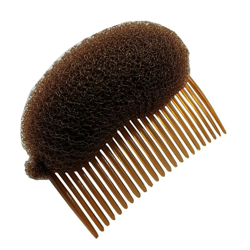 Lystrfac Princess Style Teeth Sponge Hair Comb Hair Pad Fluffy Hair Clips Female Hair Accessories Fashion Ladies Headwear