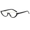 Protective Glasses 2pcs Cat Eye Clear Lens Glasses Frame Trendy Ultralight Women Anti Blue Light Glasses Rivet Design Eyeglasses