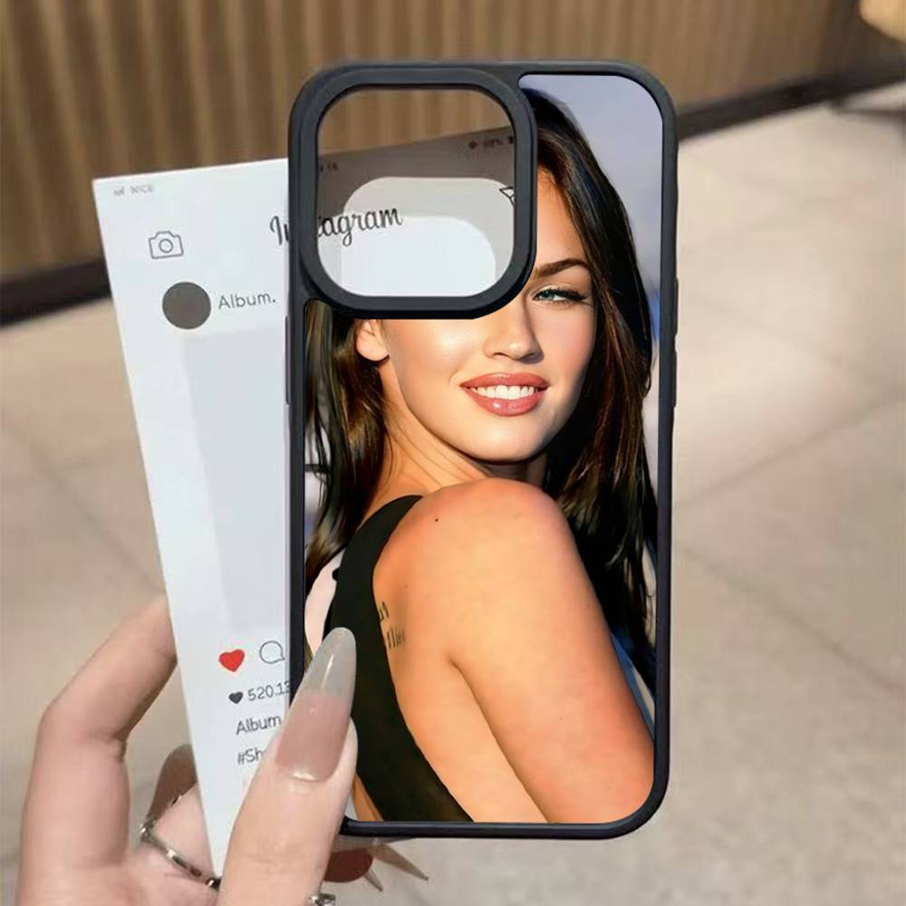 Jennifers Body Megan Fox Black Silicone Hard Plastic Phone Case For Iphone 17 Air 16 15 14 13 12 11 Pro Max PC+TPU Case