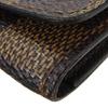 Used LOUIS VUITTON Key Holder  Multicles4 N62631 Damier Brown Brown 4 Hooks