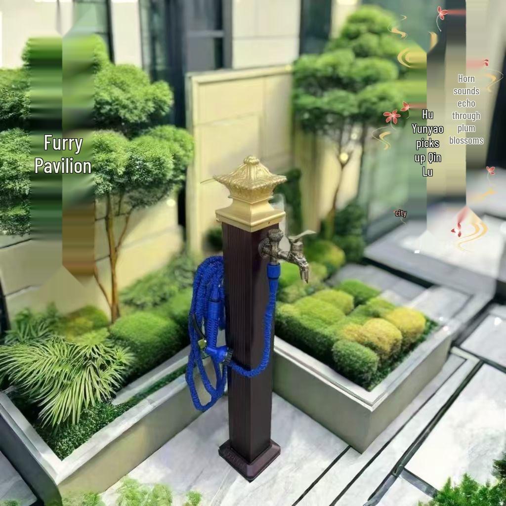 Pilar de Torneira de Jardim Exterior Anti-Congelante