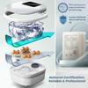 JINKAIRUI Foot Bath Foldable Fully Automatic Foot Massager Roller Electric Foot Bucket Hot Compress Foot Massage Machine