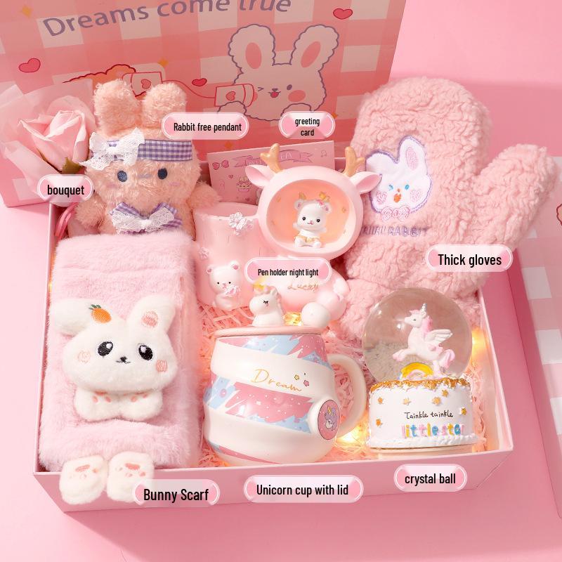Winter Gift Box for 10-Year-Old Girls: Warm and Practical Birthday Present for Kindergarten and Primary School Students