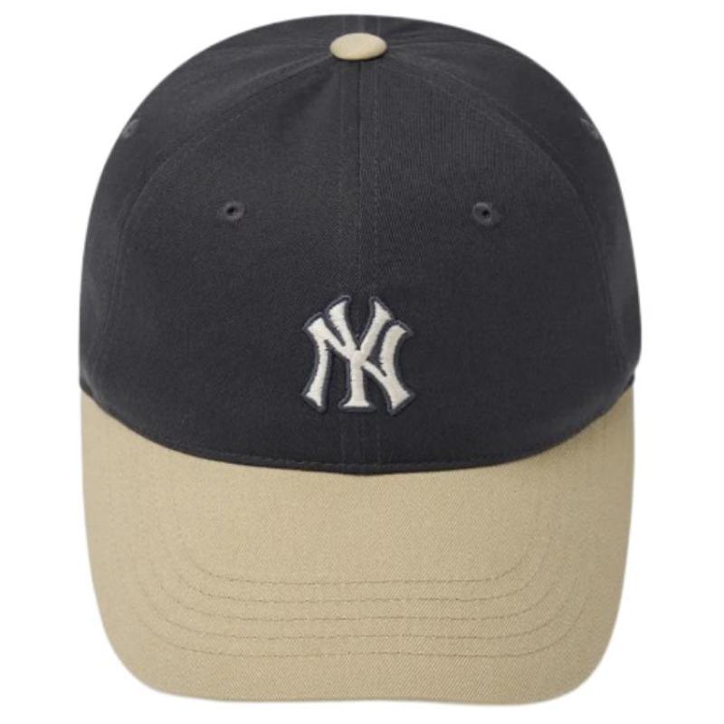 MLB Cotton Baseball Caps Unisex Charcoal Gray Fashion 3ACP3404N-50CGS