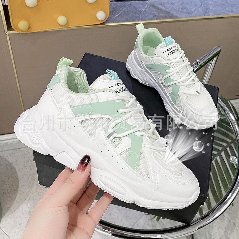 Summer Ins Spring Versatile Shoes Women's Casual Heightening Platform Sneakers
