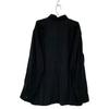 MSGM Black Lid Collar Fluid Shirt tops 41 blackUsed