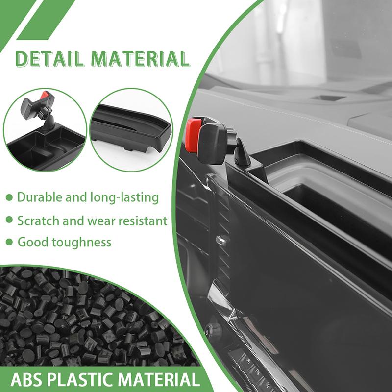 Dashboard Center Console Storage Box Mobile Phone Tablet Bracket Holder Fit For Chevy Silverado 2022 Up Car Accessories