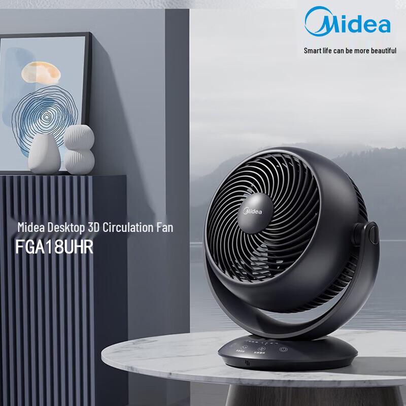 Midea FGA18UHR 3D Airflow Circulation Fan CN plug (adapter included)