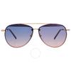 Dámské sluneční brýle Guess Factory Blue Gradient Pilot Gf0386 28w 63