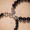 Obsidian Couple Bracelets DIY Style S9Yinshanmeng Haishishi Couple's Attracting Bracelets and Buddhist Bead Gifts