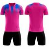 Kids Short Sleeve Soccer Jersey Breathable Team Uniform Boys Girls Customizable