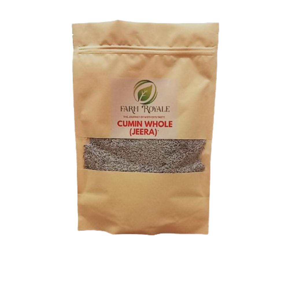Farm Royale Cumin Whole 500g | Jeera | Premium Aromatic Spice | Natural & Farm Fresh