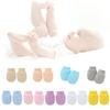 2PCS Baby Anti Scratching Soft Cotton Gloves Newborn Protection Face Scratch Anti-Grab Mittens Kids Infant Handguard Supplies