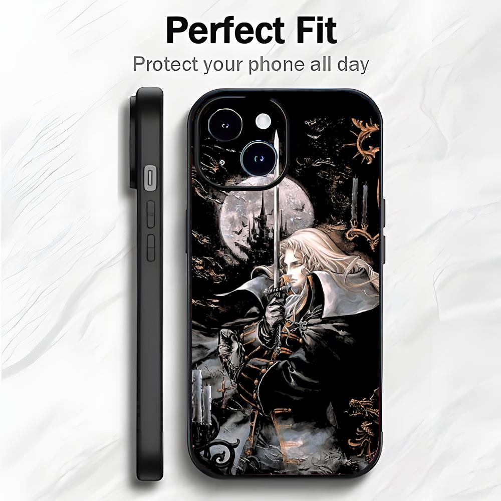 Gothic Horror Game C-Castlevania Phone Case Phone Case Soft Packaging Lightweight For iPhone17 16 15 14 13ProMax