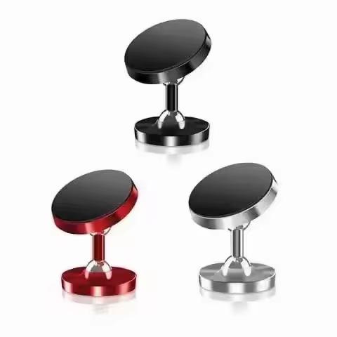 Car Mounted Magnetic Phone Holder With Strong Magnetic Suction Navigation Support Clip Suction Cup Dashboard Phone Holder чёрный