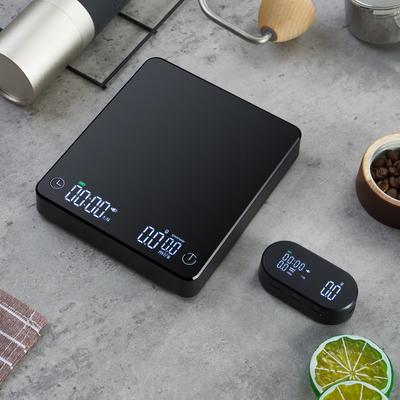Bilancia da caffè con display wireless a LED Bilancia da cucina multifunzionale 5 kg 0,1 g Espresso Ricarica USB