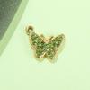  Breloque Pendentif Papillon Strass Coloré pour Bijoux, Charme pour Bracelets, Chevillères et Colliers DIY
