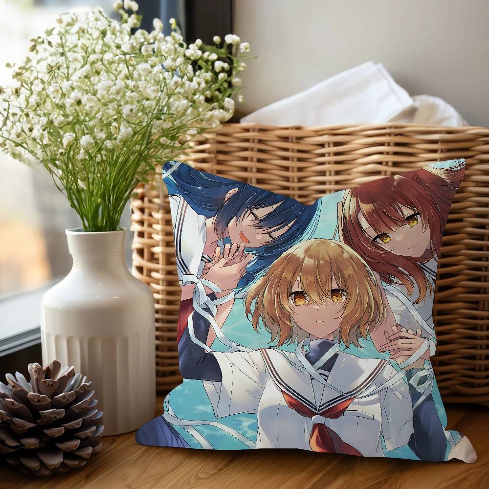 Yaotose Hinako Anime Kissenbezug Kissenbezug Wohnzimmer Sofa Heimdeko Kundenspezifisch