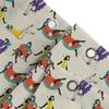 Vibrant Retro Bath Curtain Set Funny Cartoon Print Shower Curtains For Kids Bathroom Decoration In Multiple Colors!