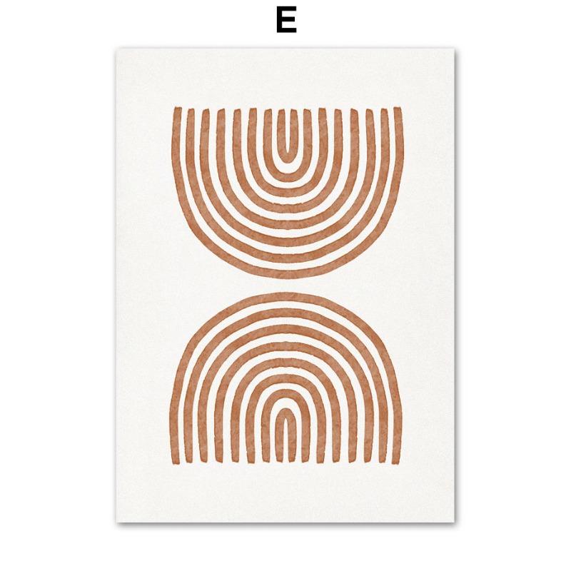 Bohemian Sun Rainbow Vase Leaves Landscape Wall Art Canvas Painting Abstract Posters and Prints Pictures Living Room Home Decor